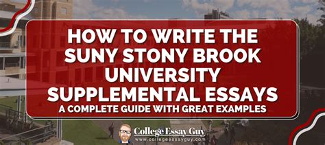 Does Stony Brook Have Supplemental Essays: A Deep Dive into the Application Process